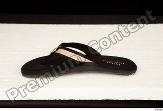 Clothes  228 black flip flops casual shoes 0006.jpg